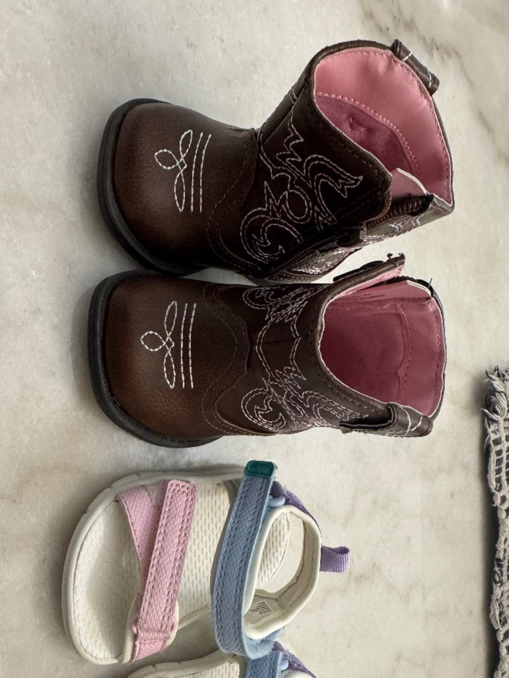 Carter and wonder nation ( 2 pair of shoes size 3)